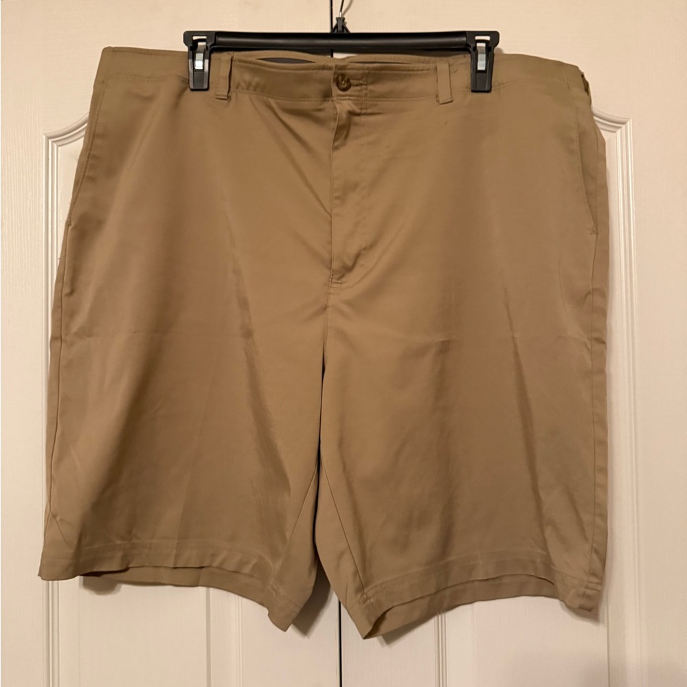 PGA Tour Men's Khaki Flat Front Shorts
